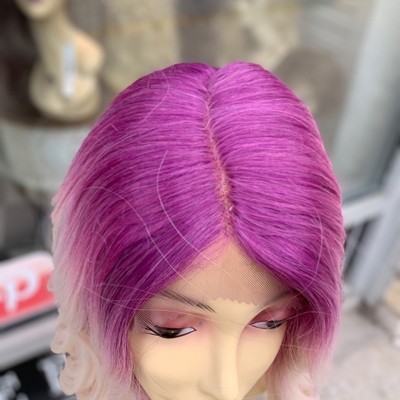 Purple ombré swisslace Lacefront wig 2020 main image 5